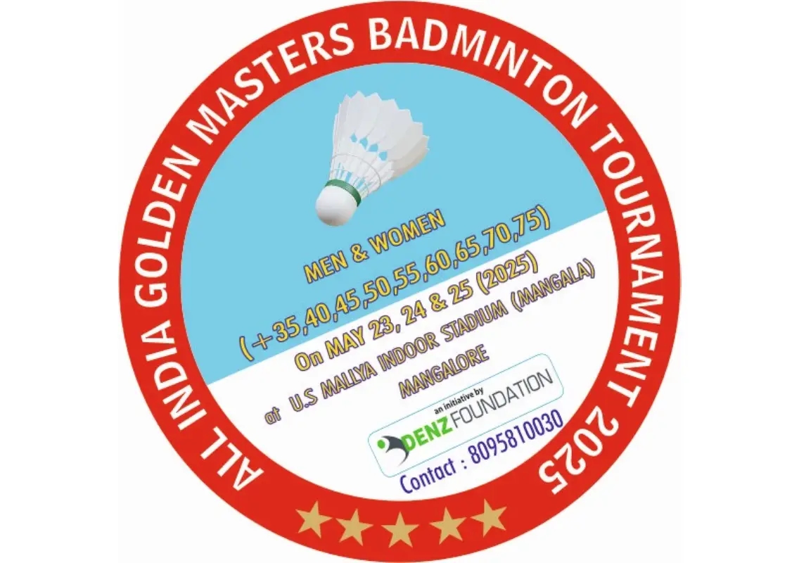 Mangaluru to host All India Golden Masters Badminton Tournament - News Karnataka