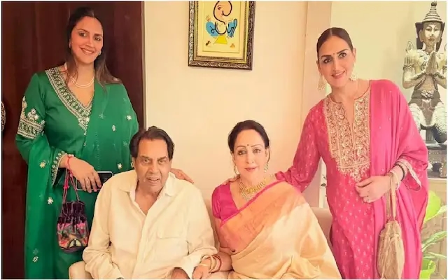 Esha Deol’s Sweet Tribute as Dharmendra & Hema Celebrate 45 Years of Love - News Karnataka