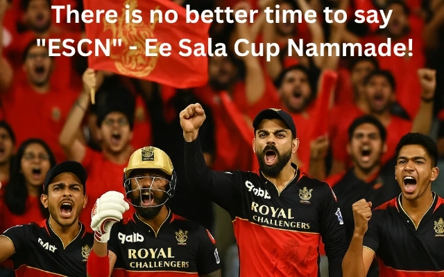 RCB fans: there is no better time to say "ESCN" – Ee Sala Cup Nammade! - News Karnataka
