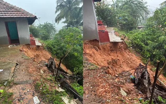 Landslip Near Jokatte Prompts Evacuation Amid Monsoon Rains - News Karnataka