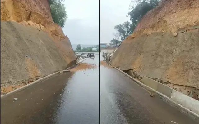 Landslide Fear Looms at Kethikkal Hill, NH-169 Travel Risk Grows - News Karnataka
