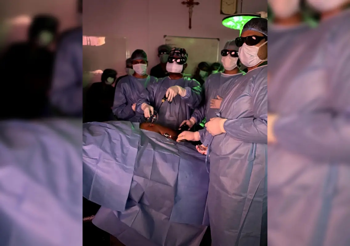 Father Muller performs first 3D laparoscopic gallbladder surgery using Olympus Visera Elite III - News Karnataka