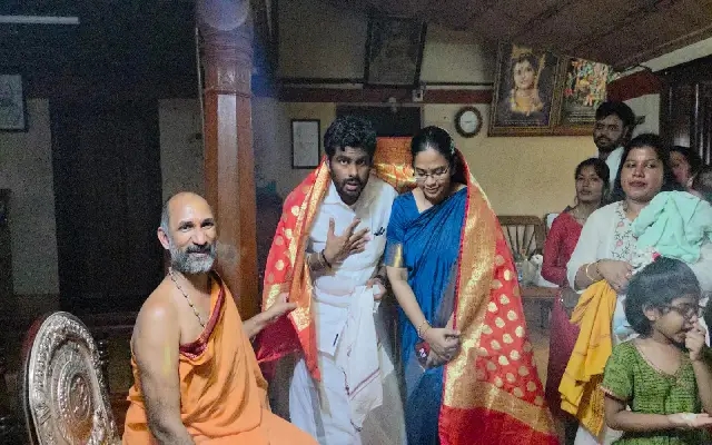 BJP’s Annamalai Offers Ashlesha Bali Seva at Kukke Subrahmanya Temple - News Karnataka