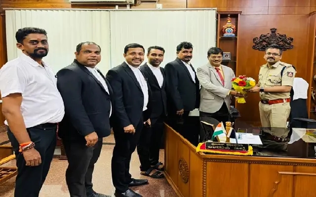 Udupi Bar Association Welcomes New SP, Seeks Focus on Law & Order, Traffic - News Karnataka