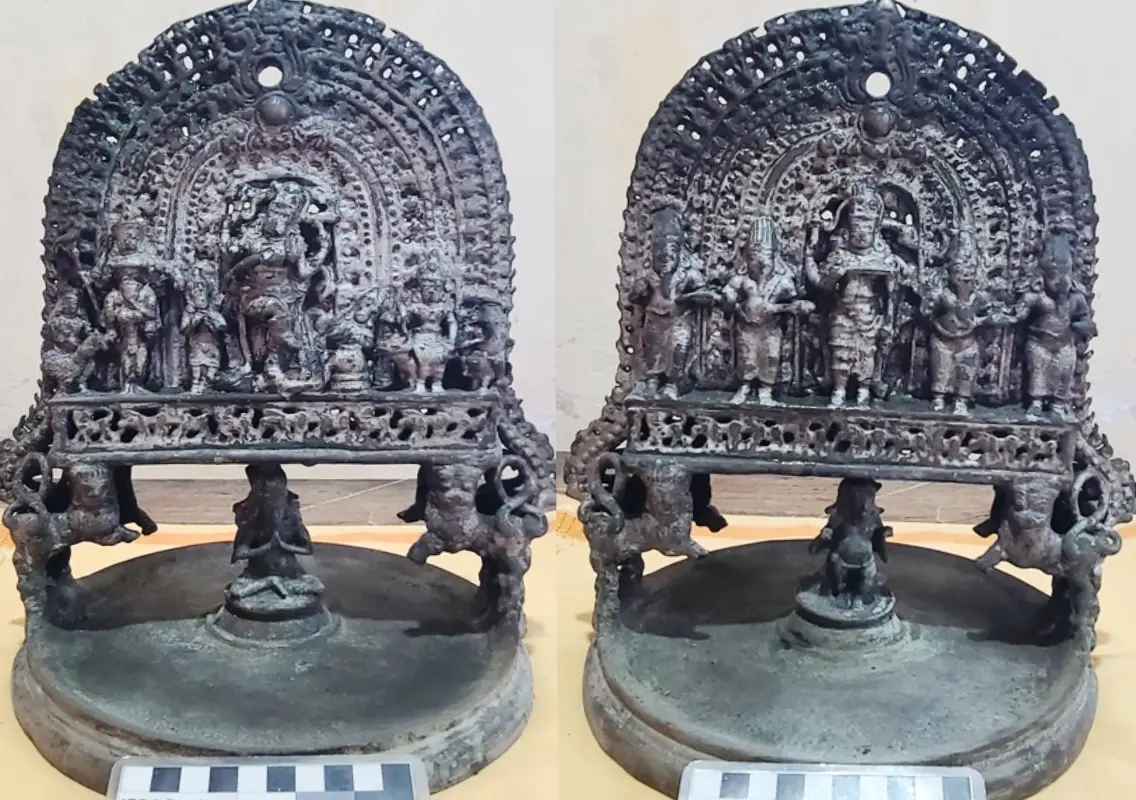 Rare 15th-century lamp discovered in Anantapadmanabha Temple, Udupi - News Karnataka