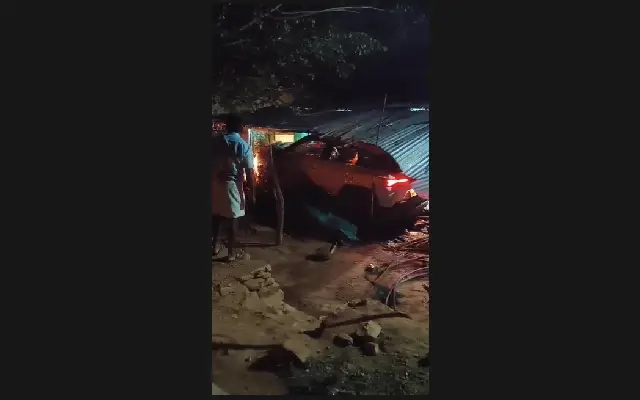 Car Rams Into House Near MM Hills; Call for Road Safety Signage Grows - News Karnataka