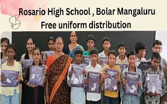 Alumna’s Kindness Sparks Joy: Rosario Students Receive Free Uniforms - News Karnataka