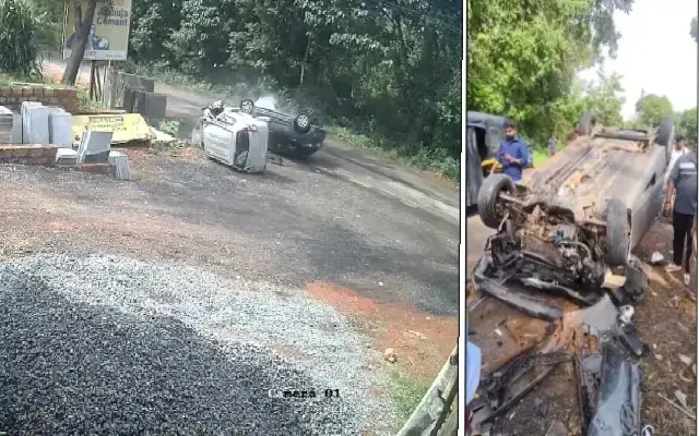 Three Injured, Including Toddler, in Head-On Collision Near Kerekad - News Karnataka