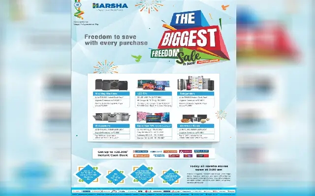 Harsha Unveils Mega Freedom Sale with Unmatched Deals - News Karnataka