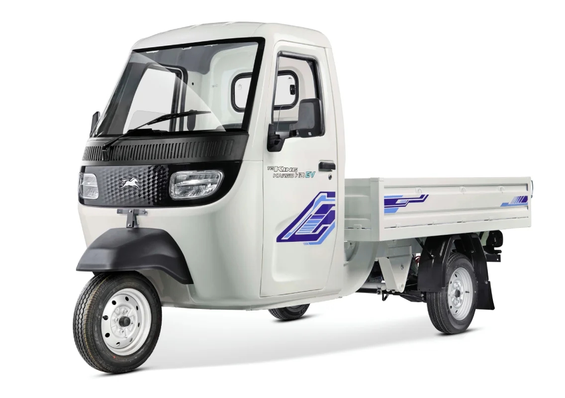 TVS launches King Kargo HD EV, India’s first smart cargo three-wheeler - News Karnataka