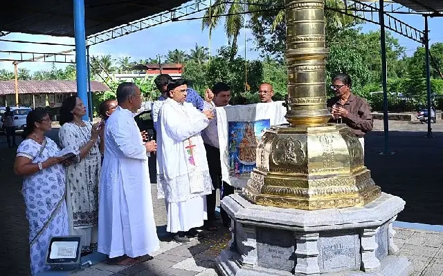 Velankanni Feast Novena Begins in Kalmadi with Theme ‘Queen of Hope' - News Karnataka