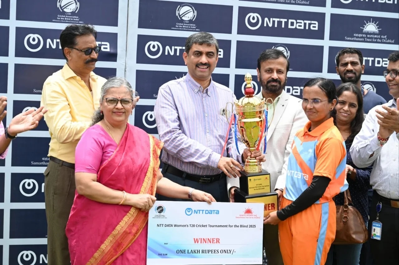 India Orange wins NTT DATA Women’s T20 Cricket Tournament for the Blind 2025 - News Karnataka