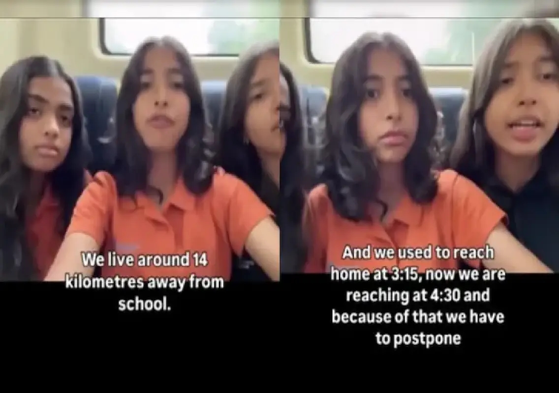 Bengaluru schoolgirls highlight poor roads in viral video - News Karnataka