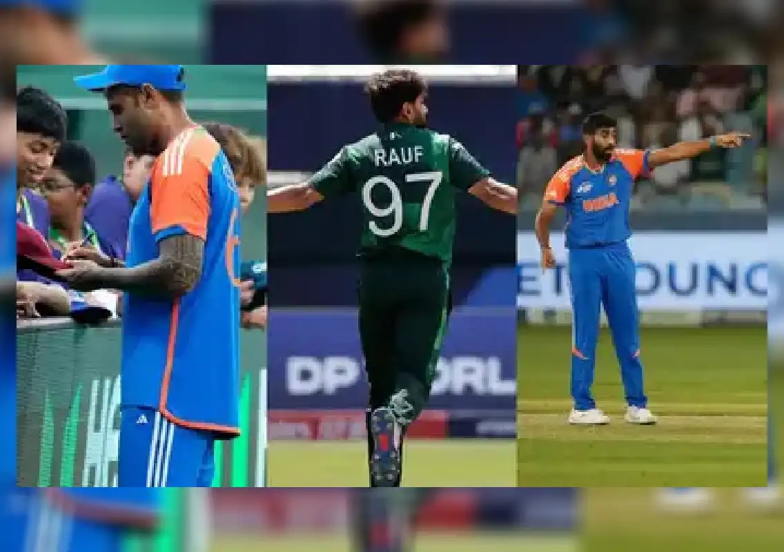 Rivalry turns costly: Rauf gets ban, Surya & Bumrah face sanctions - News Karnataka
