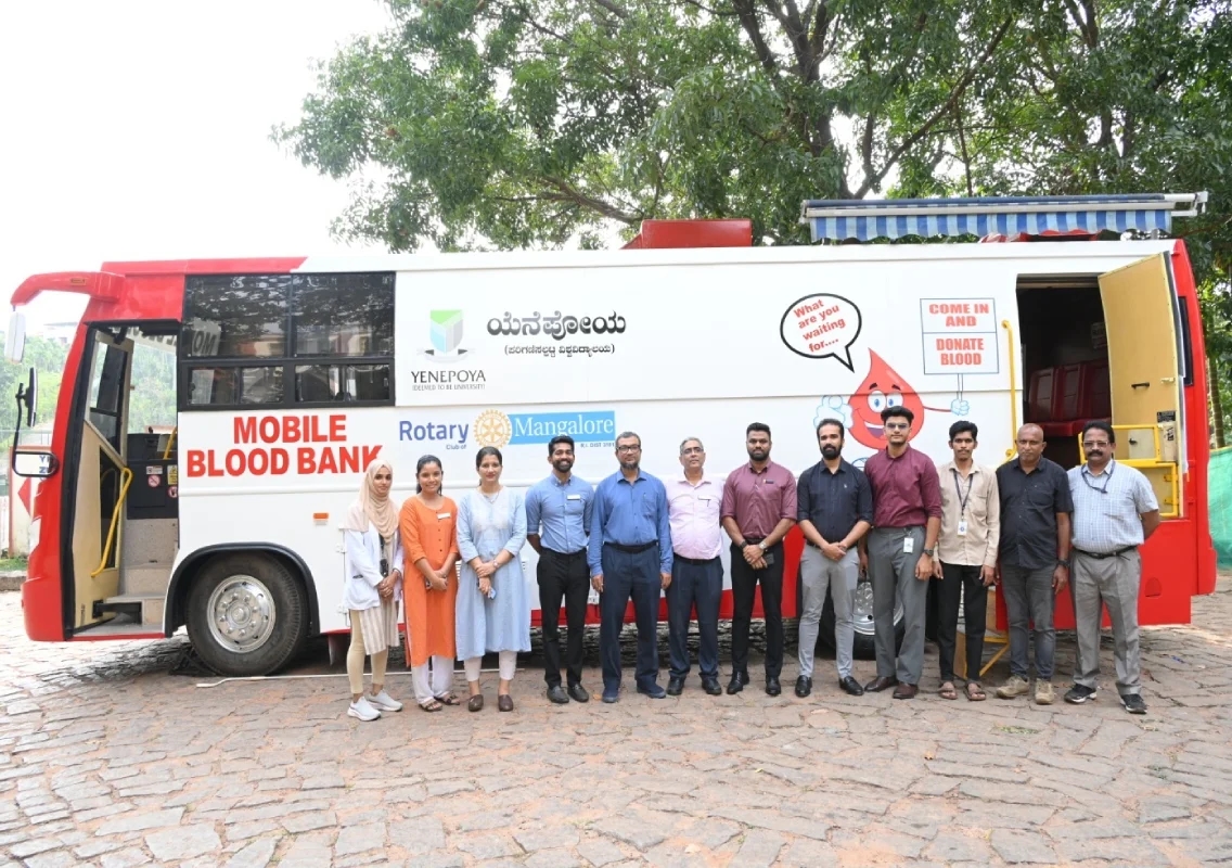 Yenepoya Hospital reintroduces upgraded Mobile Blood Donation Bus to boost community outreach - News Karnataka