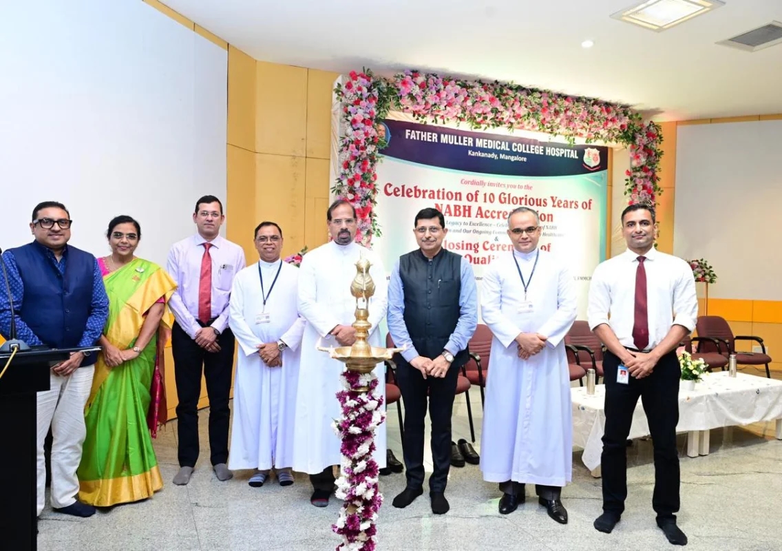 FMMCH marks 10 years of NABH accreditation with digital gold honour - News Karnataka
