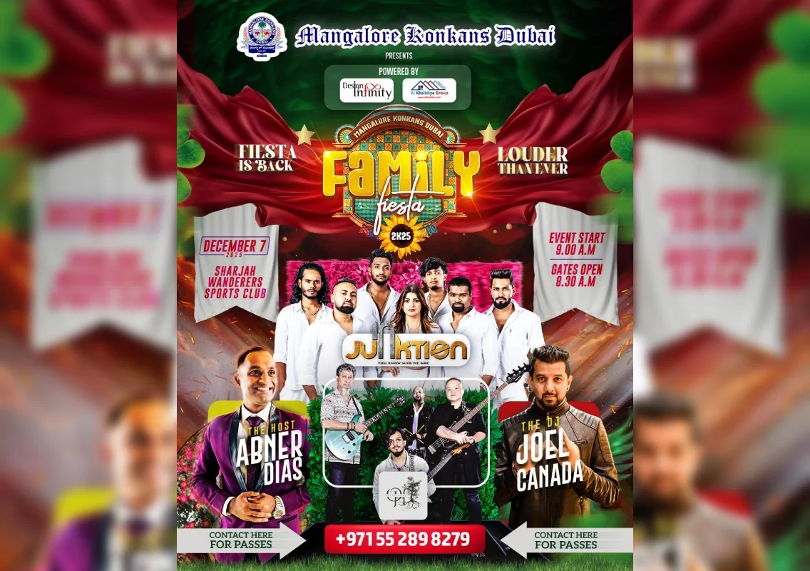 Mangaluru Konkans Dubai launches tickets for much-awaited Family Fiesta 2025 - News Karnataka
