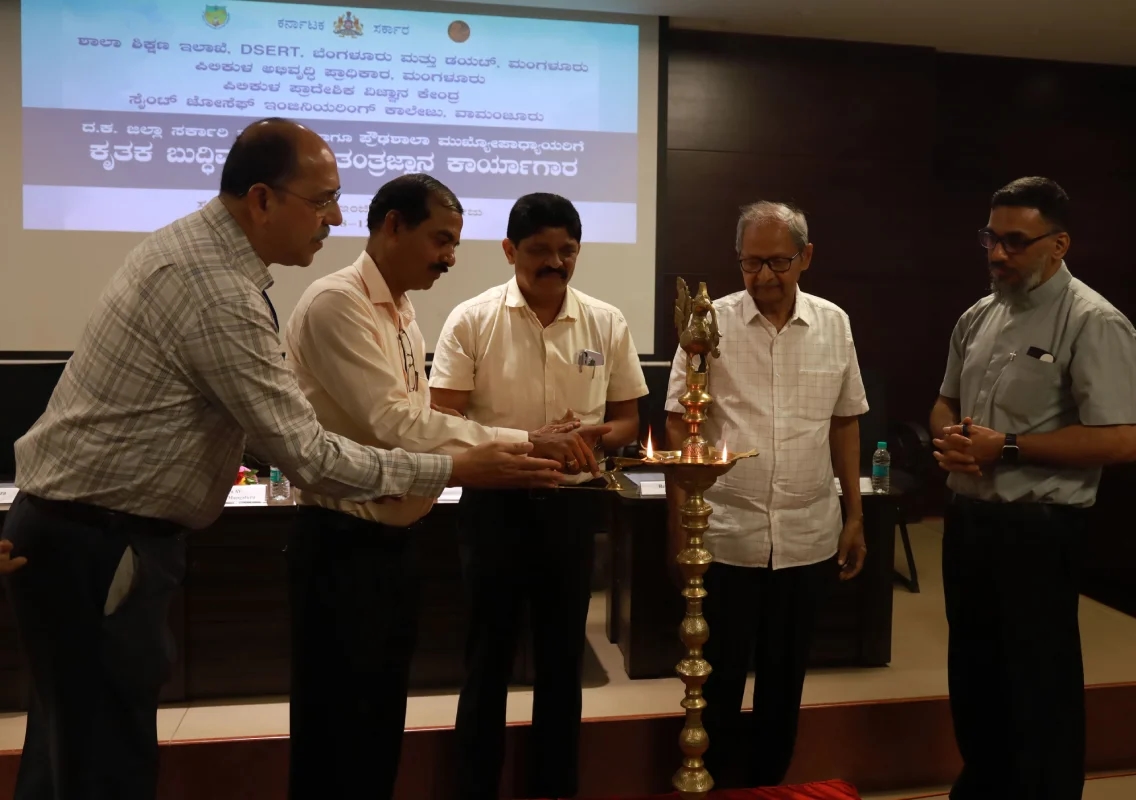 SJEC hosts five-day AI workshop for government school Head Masters - News Karnataka