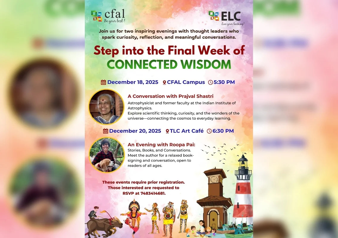 Connected Wisdom at CFAL and ELC concludes with the celebration of science, literature and heritage - News Karnataka