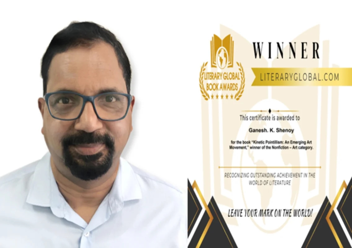 Ganesh Shenoy wins Literary Global Book Award for art nonfiction - News Karnataka