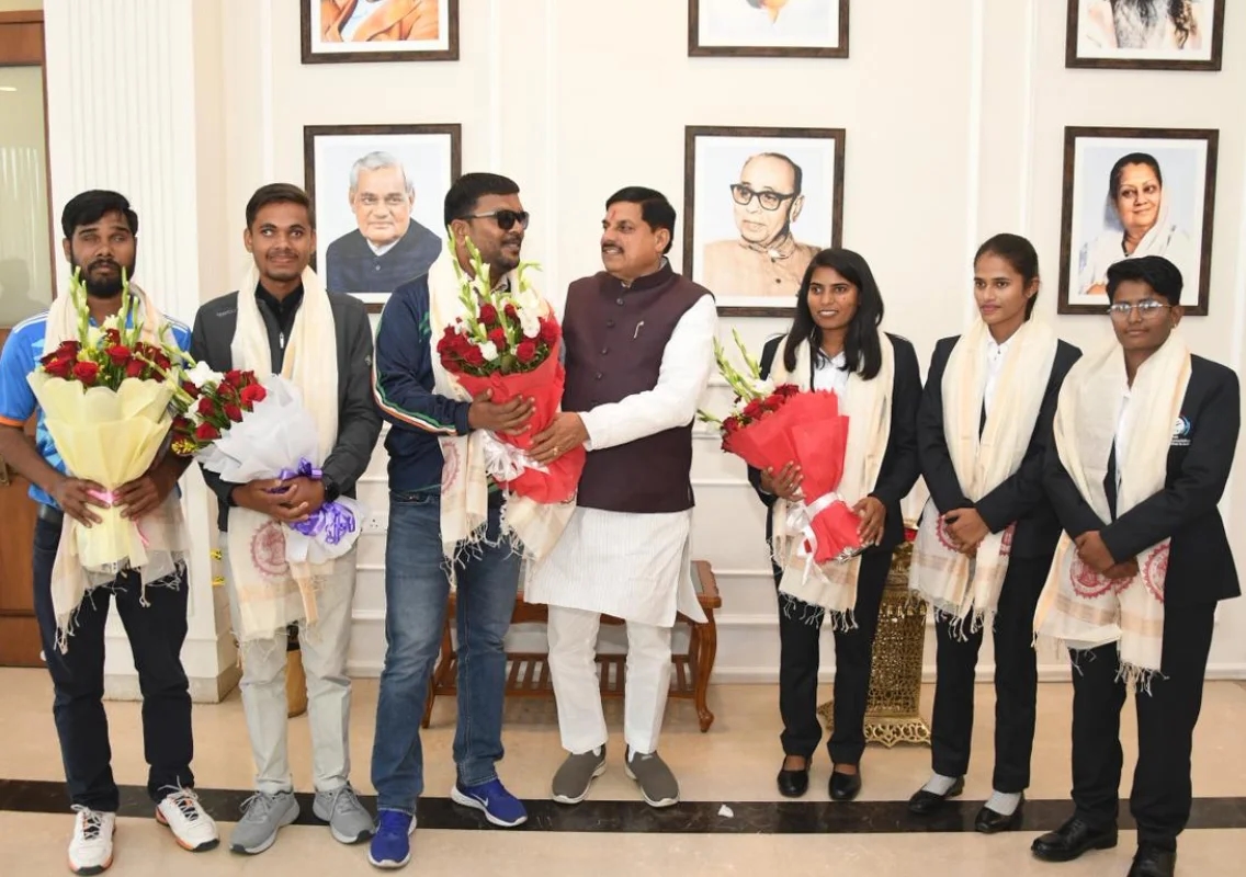Madhya Pradesh government felicitates Women’s T20 World Cup blind cricket champions - News Karnataka