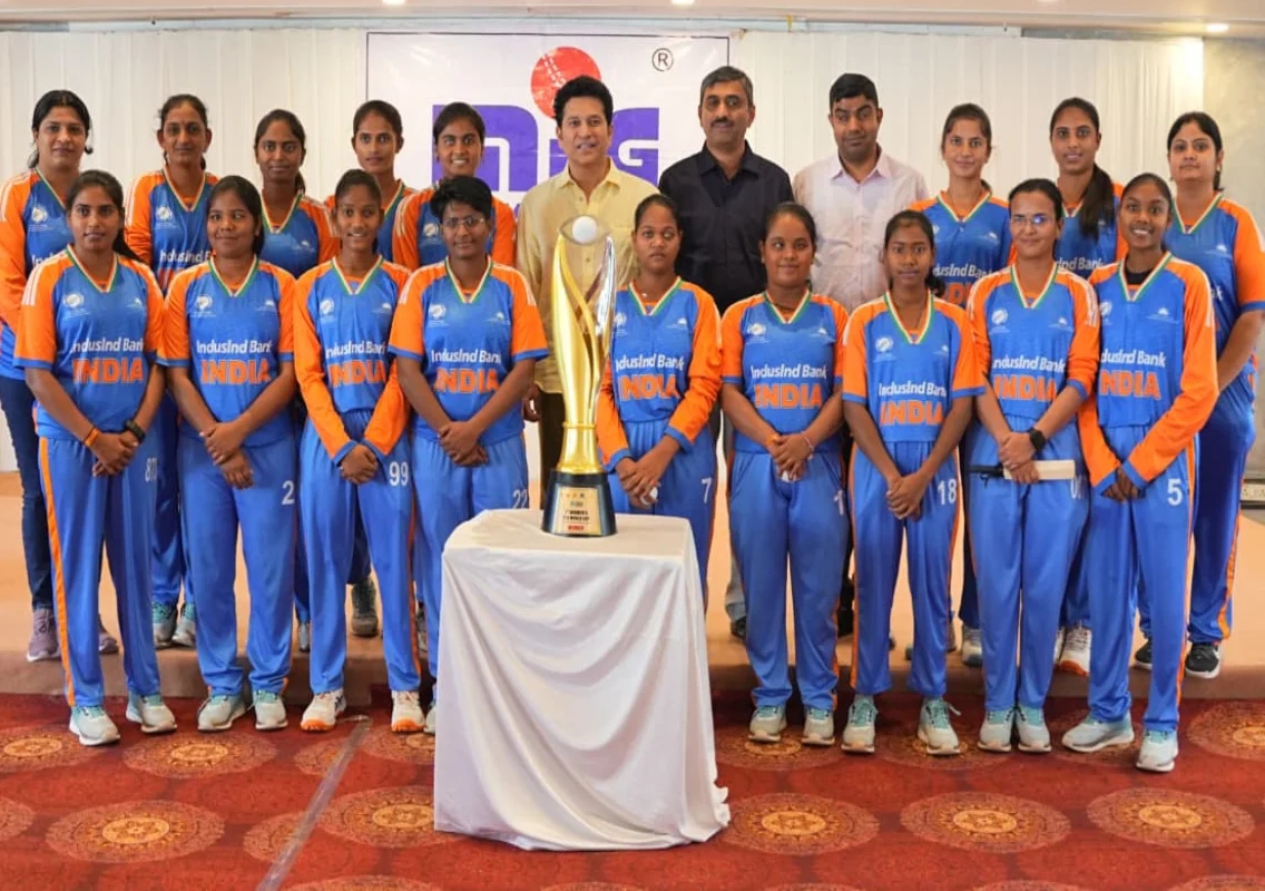Sachin Tendulkar meets T20 Blind Women’s World Cup champions - News Karnataka