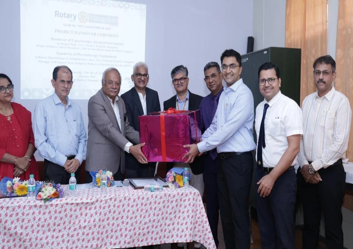 MRPL sponsors physiotherapy facilities for Wenlock Hospital - News Karnataka