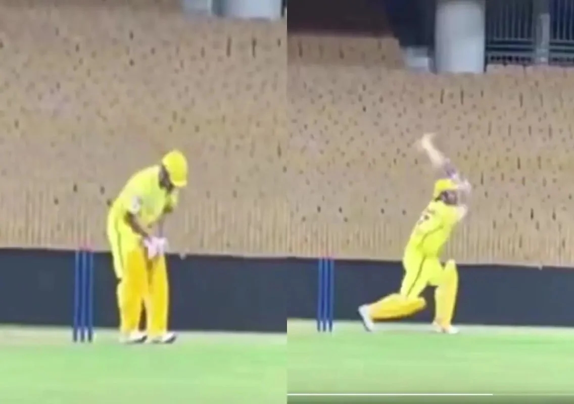 MS Dhoni smashes six in CSK nets, video viral - News Karnataka