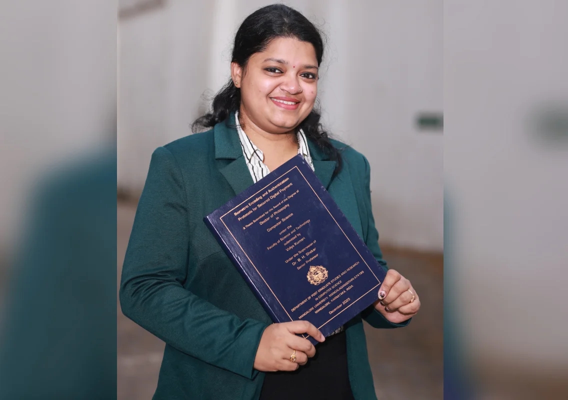 St Aloysius University faculty Vidya Kumari awarded PhD in digital payment security - News Karnataka