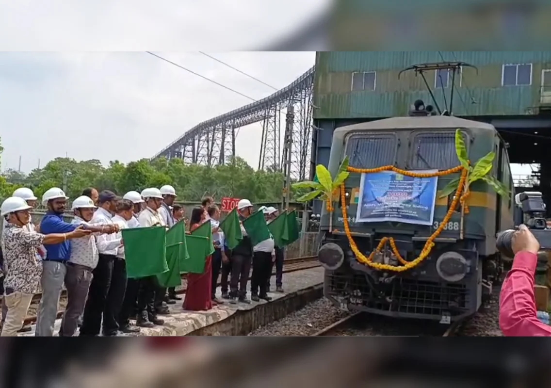 MRPL dispatches 1000th petcoke rake(train), marks key milestone - News Karnataka