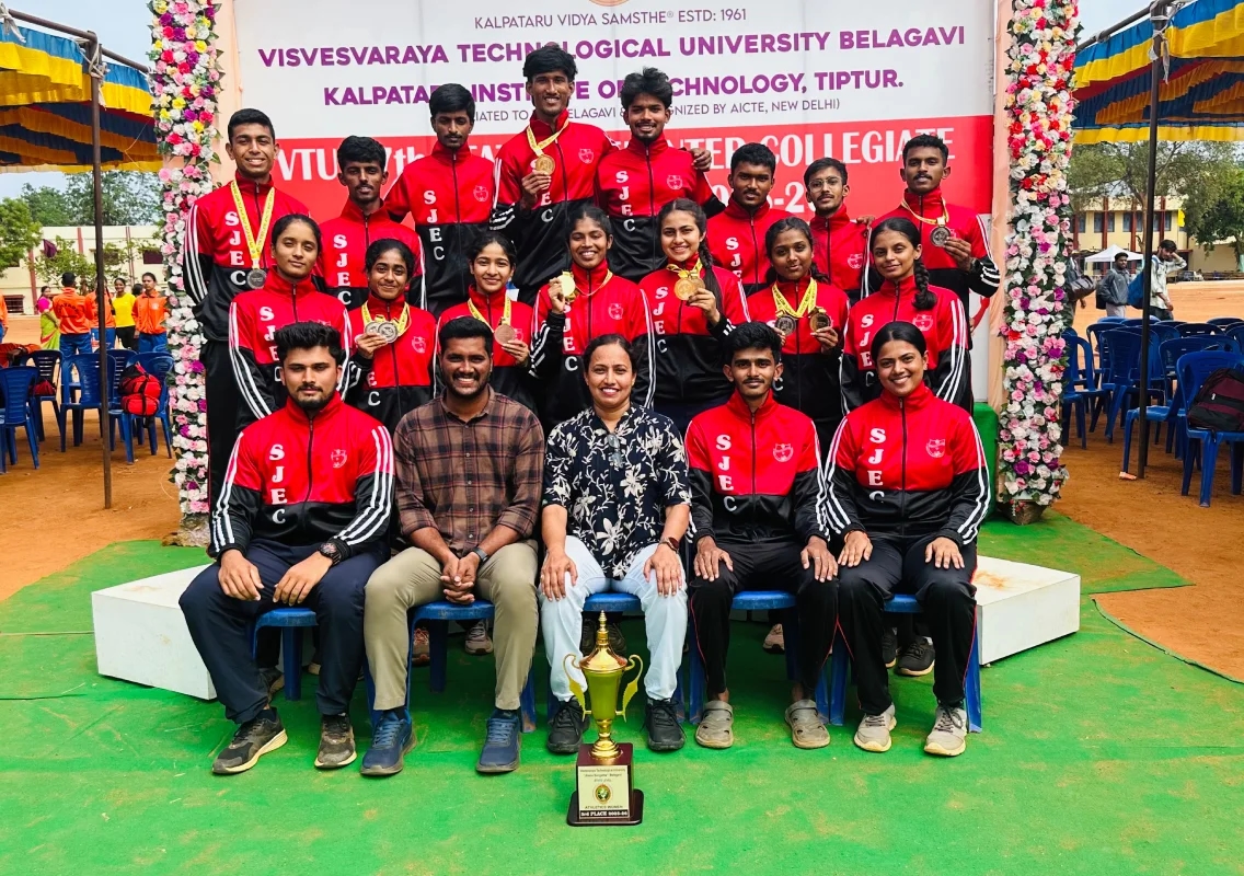 SJEC athletic team shines at VTU state championship - News Karnataka