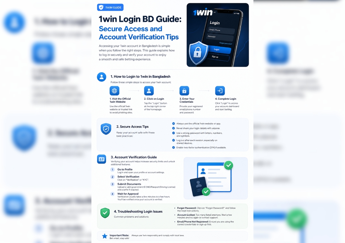 1win Login BD Guide: Secure Access and Account Verification Tips - News Karnataka