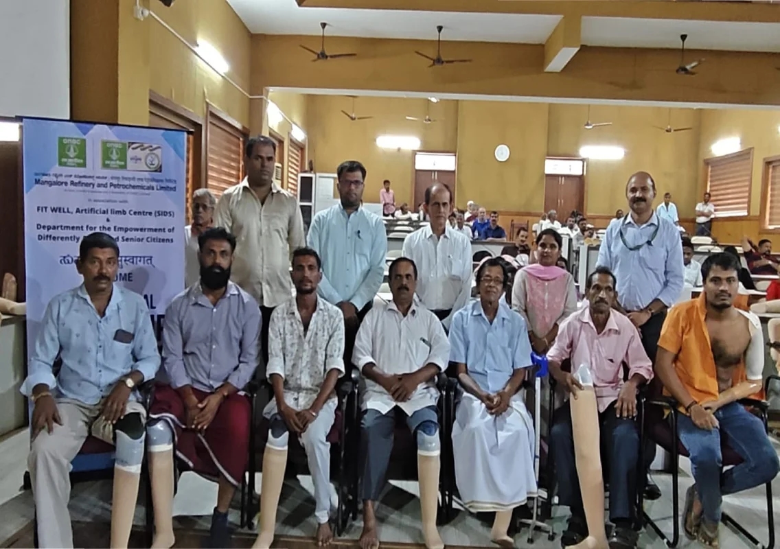 MRPL conducts artificial limb distribution camp in Mangaluru - News Karnataka