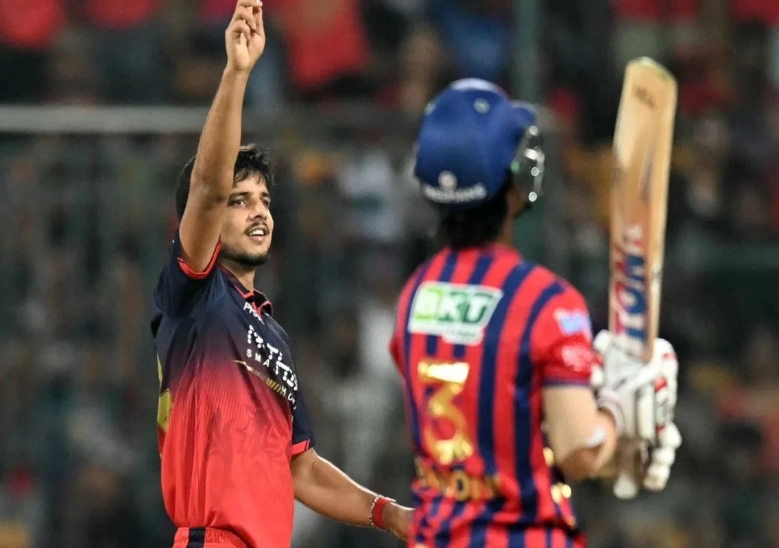 Rasikh Salam Dar shines in RCB win vs LSG IPL 2026 - News Karnataka