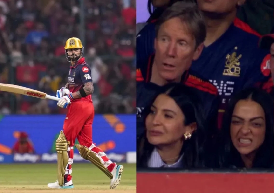 Anushka reacts as Kohli misses fifty in RCB win - News Karnataka