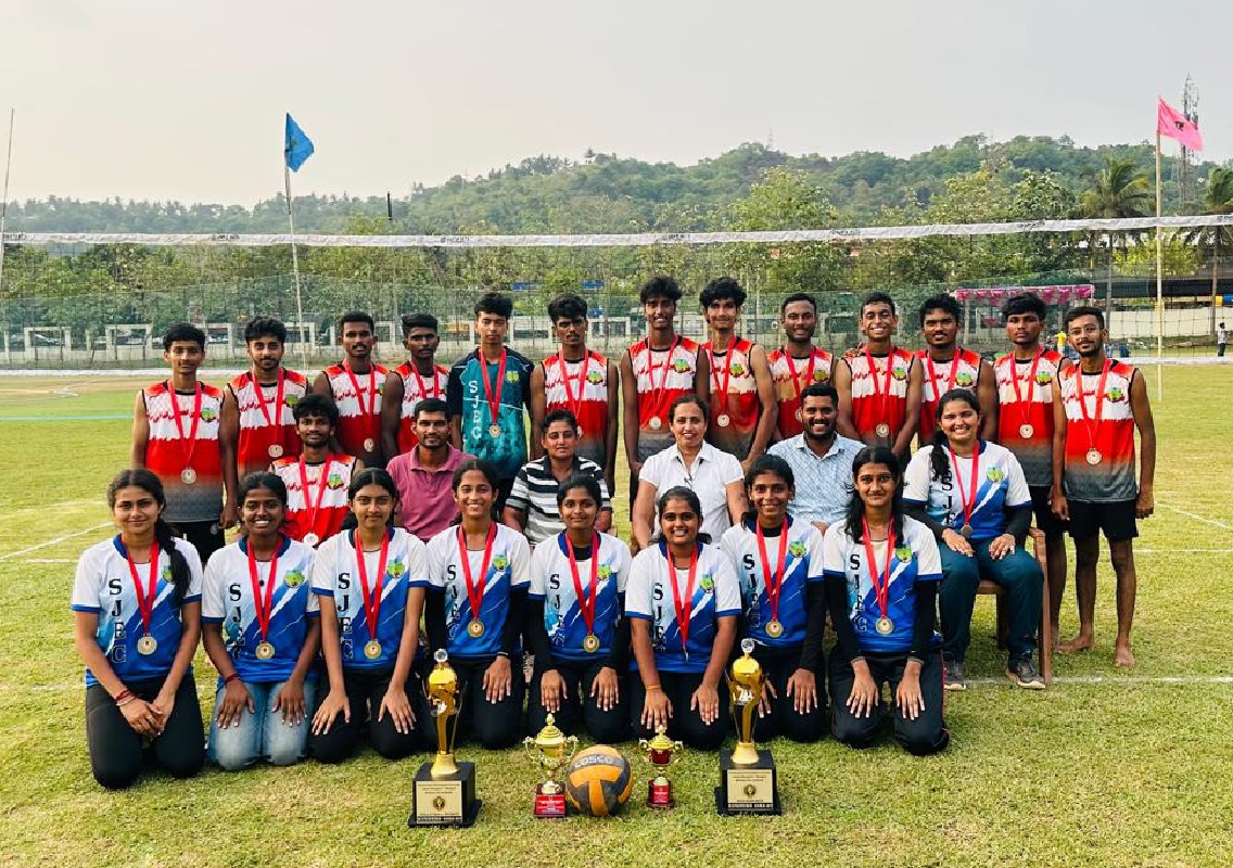 SJEC men’s kho-kho team finishes runners-up in VTU tournament - News Karnataka
