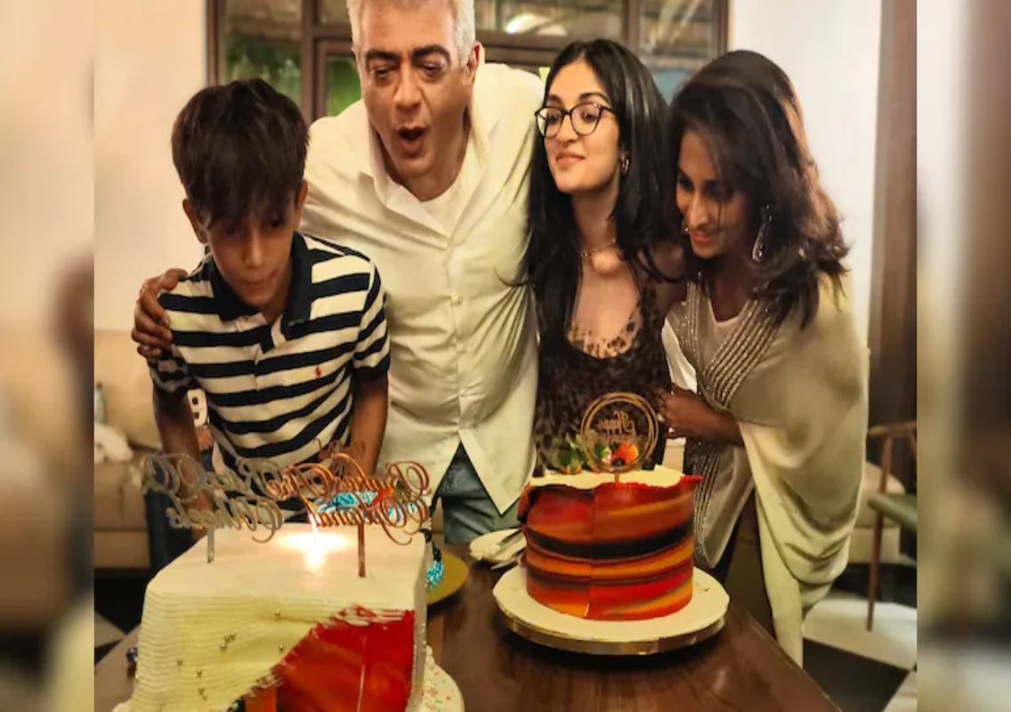 Ajith Kumar turns 55, Shalini shares family moments - News Karnataka