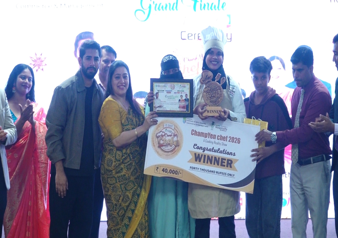 Uzma Sadiya wins ChampYen Chef Season 2 at YIASCM - News Karnataka