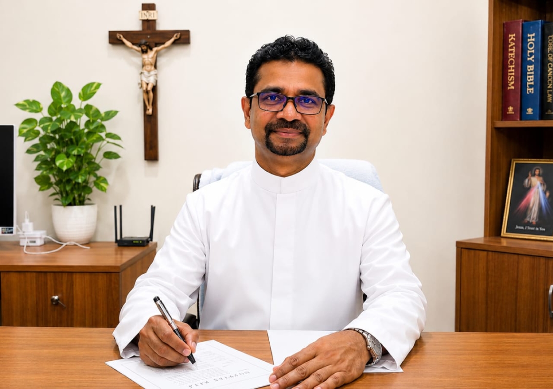 Fr Brian Pereira SJ assumes office as 31st Rector of St Aloysius Institutions - News Karnataka