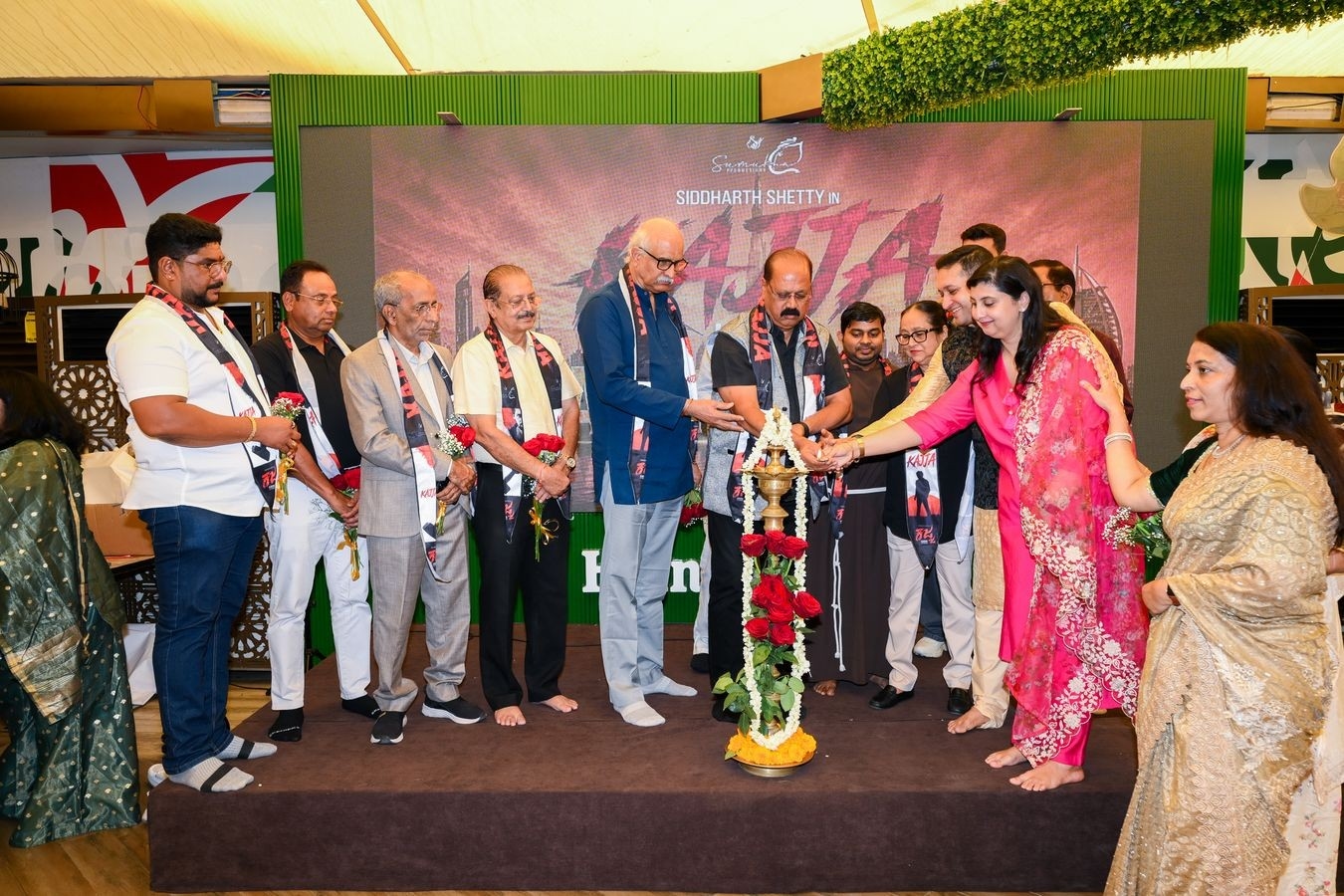 Kajja Tulu movie trailer and music launched in Dubai amid grand celebration - News Karnataka