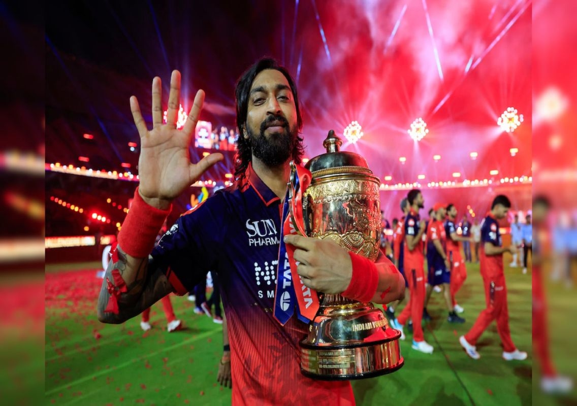 Krunal Pandya wins fifth IPL title with RCB - News Karnataka