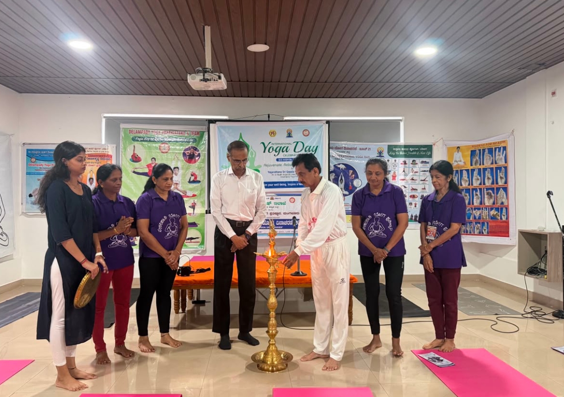 SCS Hospital Marks International Yoga Day with Special Training Session for Staff - News Karnataka