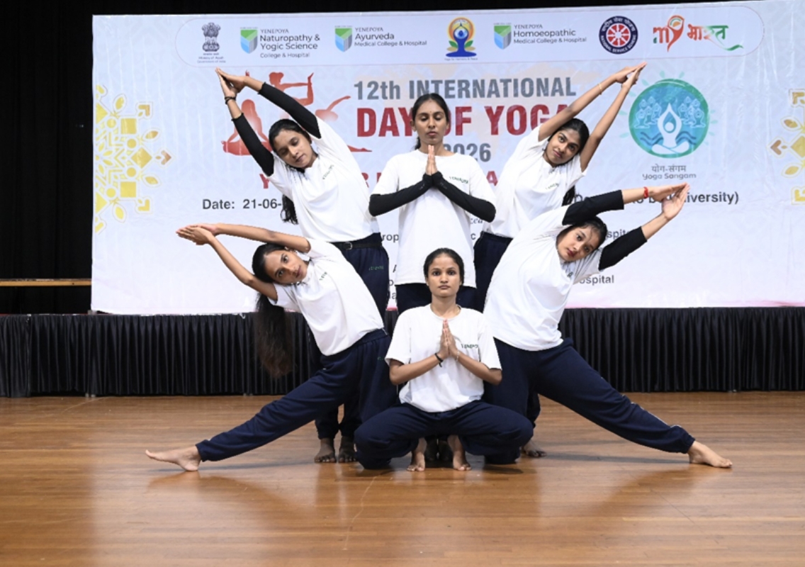 Yenepoya University Celebrates 12th International Day of Yoga with Focus on Healthy Ageing - News Karnataka