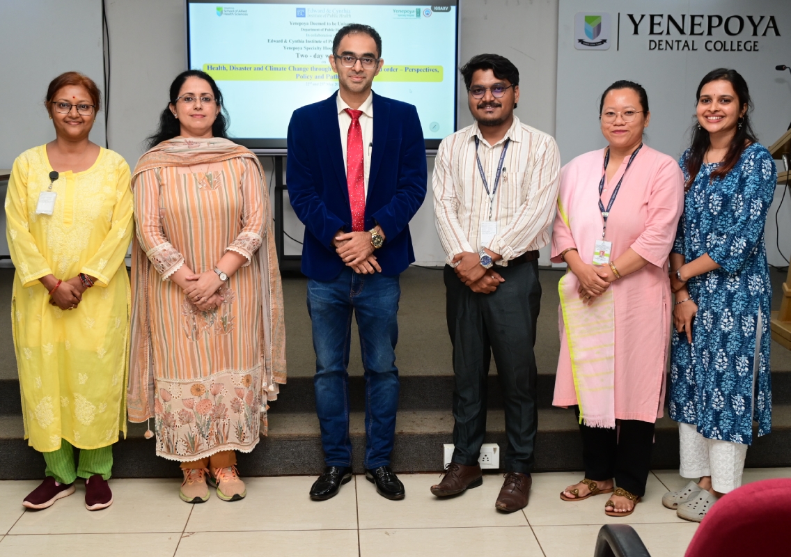 Yenepoya conducts workshop on disasters, health and climate change - News Karnataka
