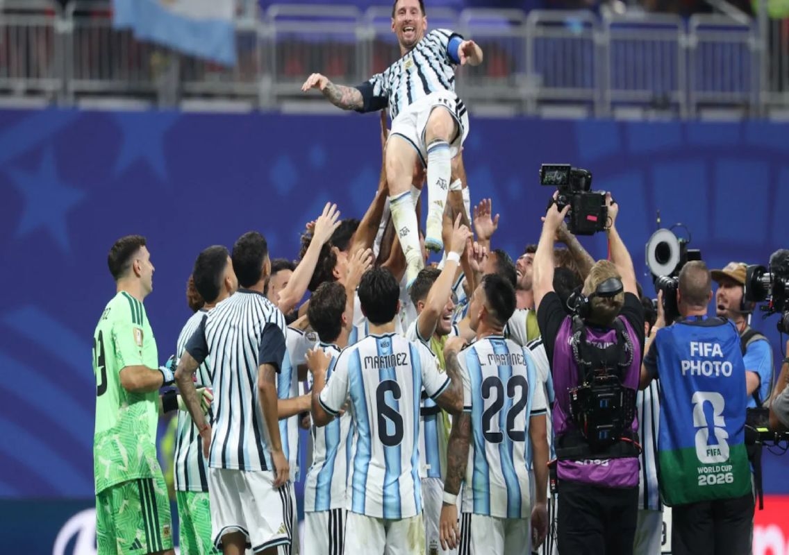Argentina celebrate dramatic comeback win over Egypt - News Karnataka