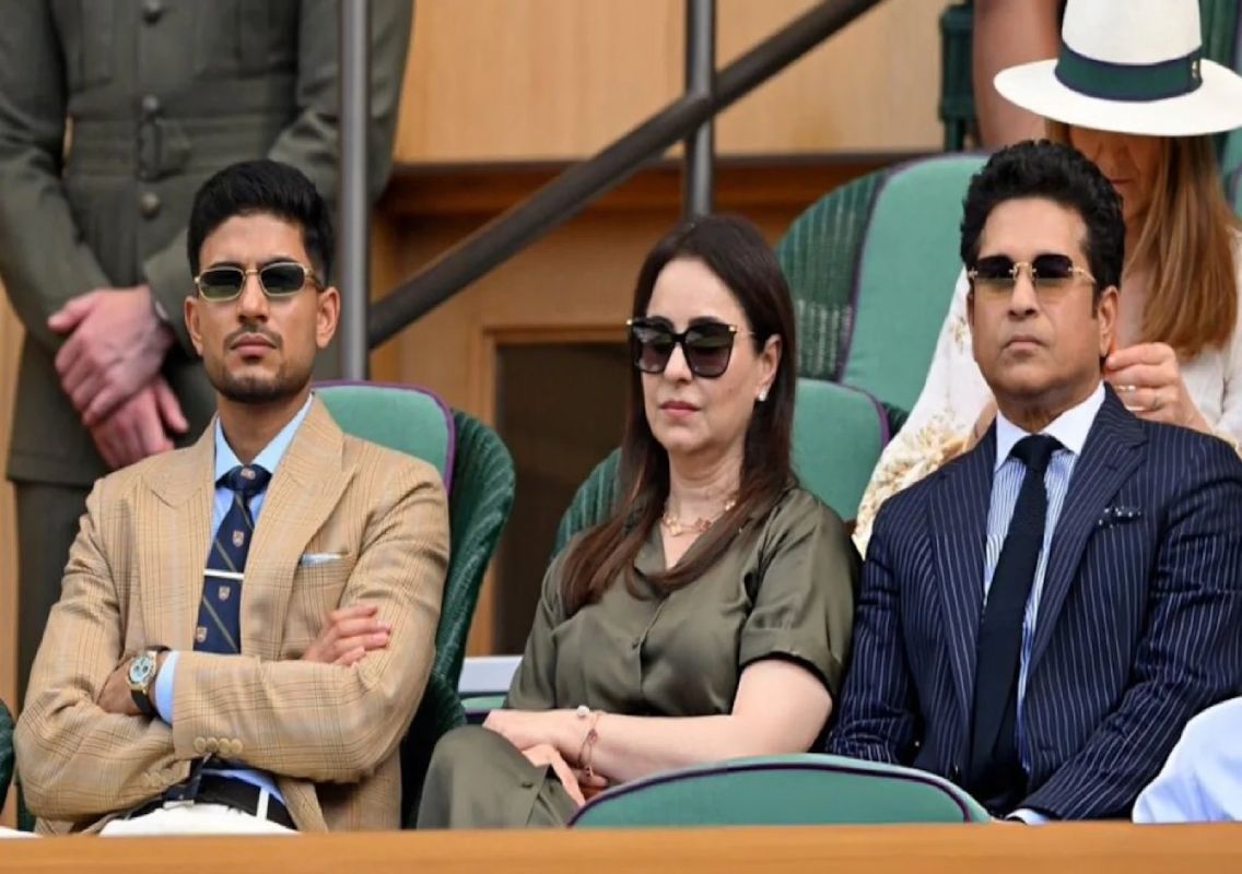 Shubman Gill joins Tendulkar in Wimbledon Royal Box - News Karnataka