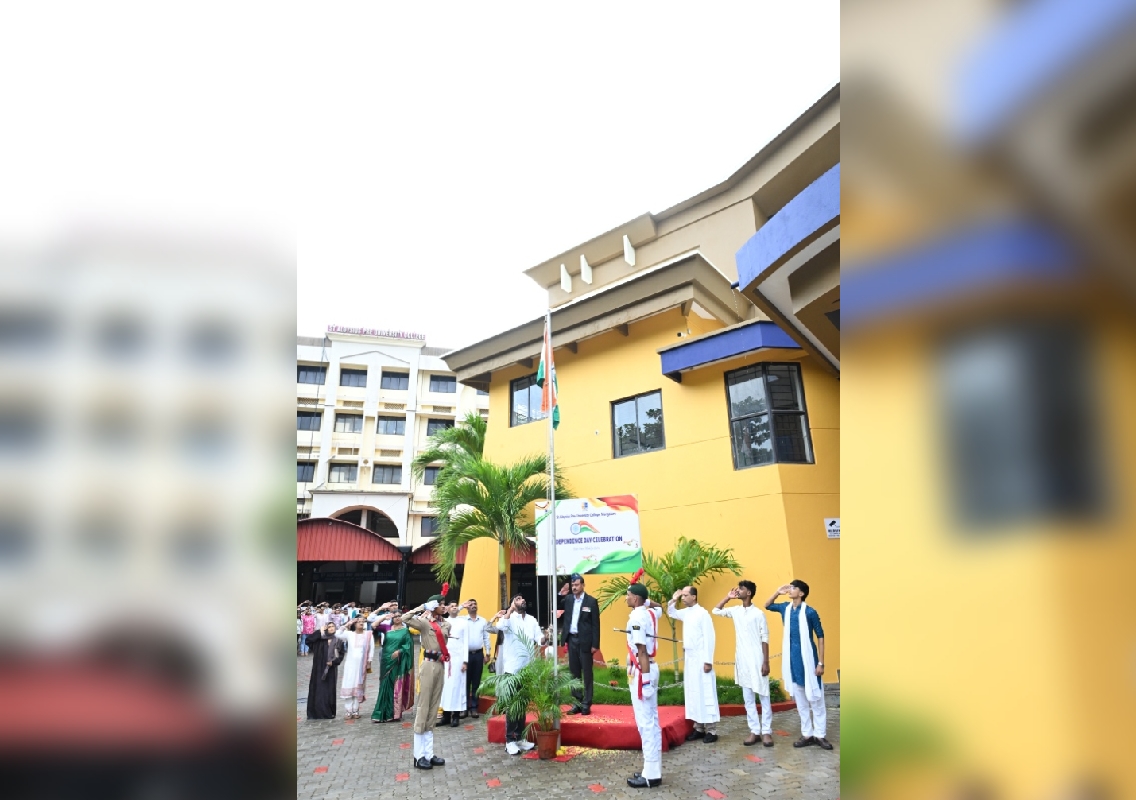 St Aloysius PU College marks 80th Independence Day with call for responsible citizenship - News Karnataka