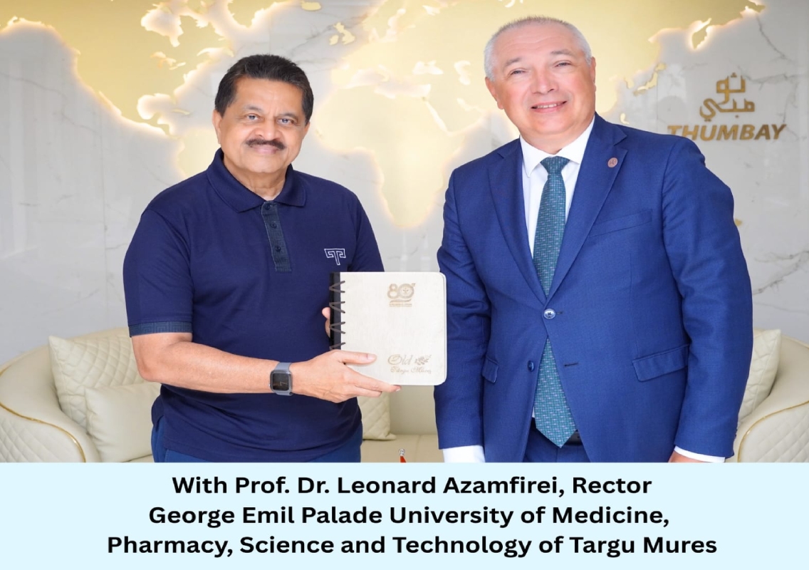 Thumbay Group, UMFST launch international residency pathway in Romania - News Karnataka