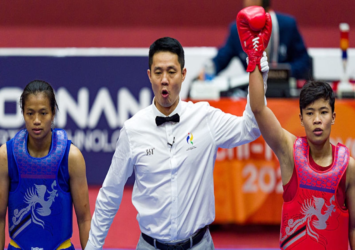 Roshibina Devi wins silver at Asian Games 2026 - News Karnataka