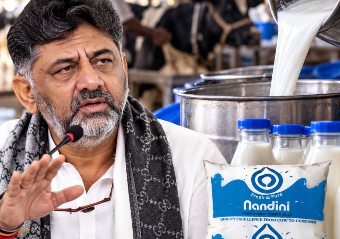 DK Shivakumar defends Karnataka's Rs 8 milk hike - News Karnataka